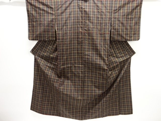 Japanese Kimono / Tsumugi Omeshi Silk